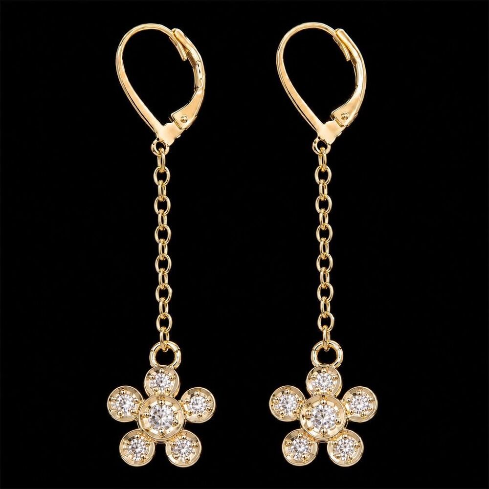 KJL Daisy Dangle Earrings Kenneth Jay Lane